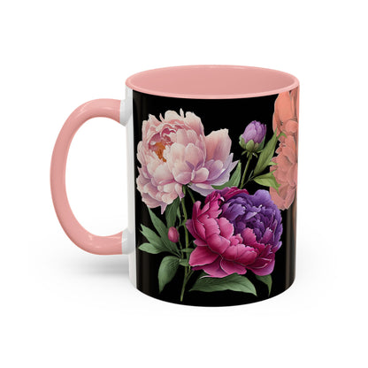 Floral Embrace Coffee Mug, Elegant Gift for Her, Unique Home Decor, Artistic Drinkware, Perfect for Birthdays, Mother's Day, Anniversaries