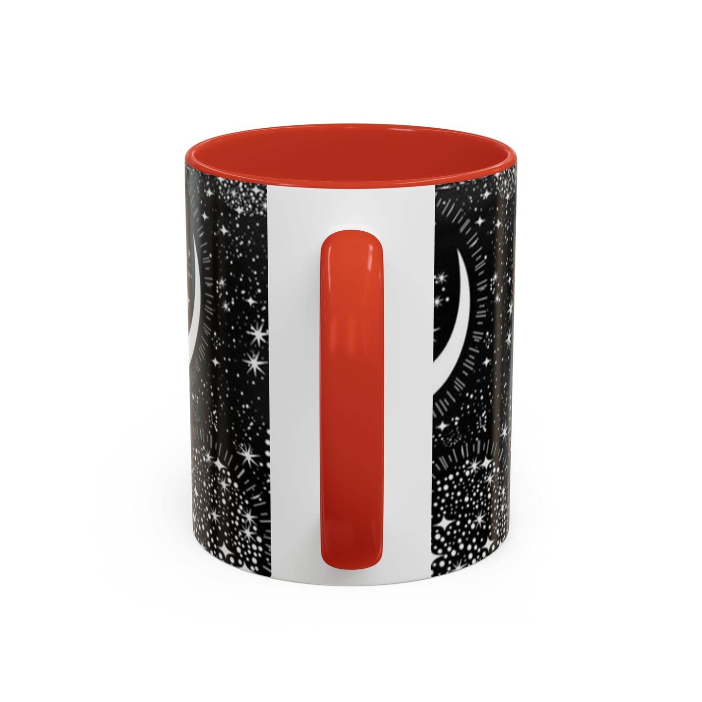 Star Moon Cup - Celestial Design Coffee Mug, 11oz Tea Cup, Astrology Lover Gift, Kitchen Decor, Celestial Kitchenware, Ceramic Beverage Mug - IntuitiveEncBoutique