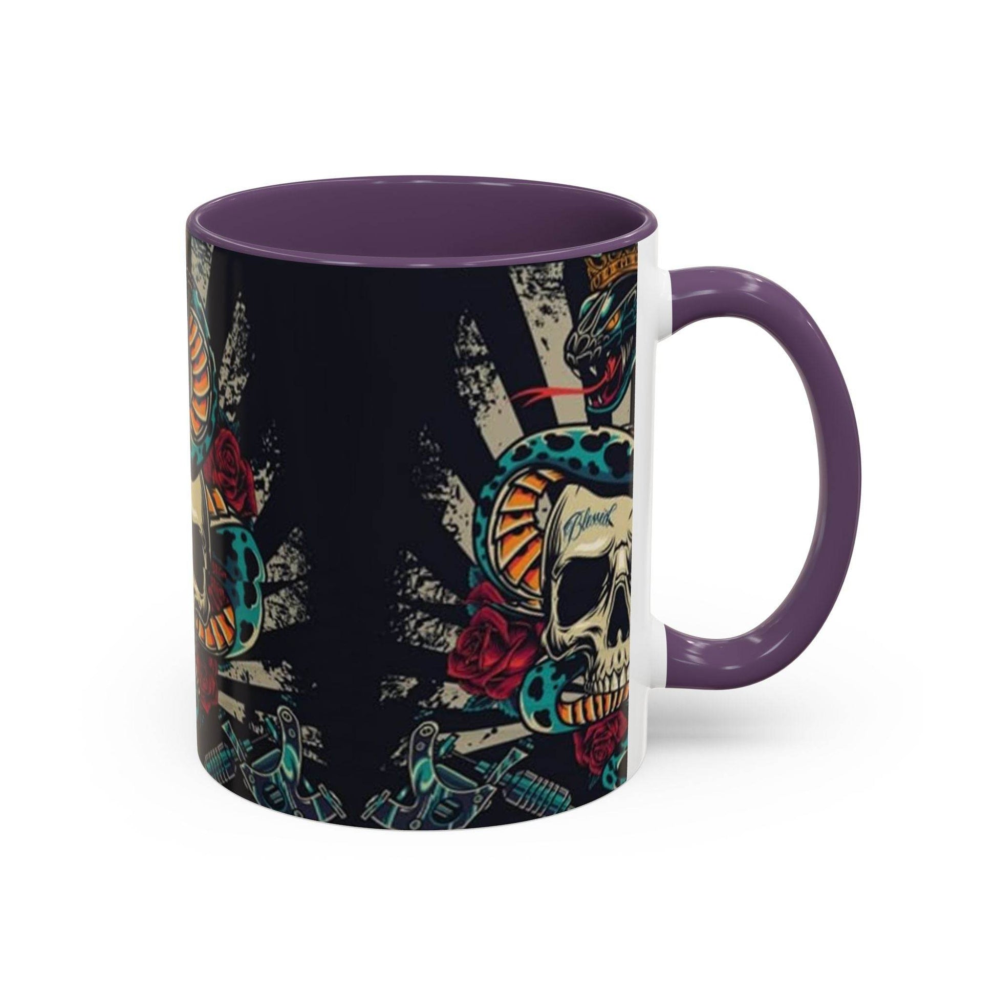 Edgy Skull & Snake Coffee Mug - IntuitiveEncBoutique