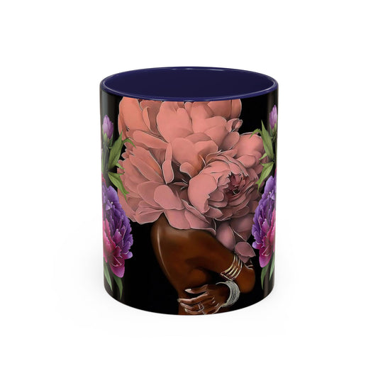 Floral Embrace Coffee Mug, Elegant Gift for Her, Unique Home Decor, Artistic Drinkware, Perfect for Birthdays, Mother's Day, Anniversaries