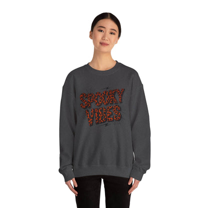 Spooky Vibes Sweatshirt - Halloween Crewneck, Unisex Cozy Jumper, Fall Fashion, Ghosts & Ghouls, Casual Wear, Fun Gift - IntuitiveEncBoutique