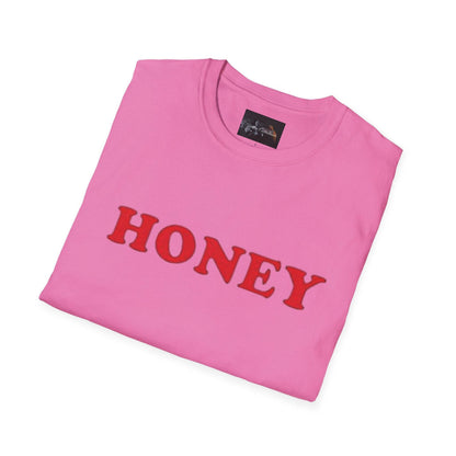 Honey Unisex Softstyle T-Shirt | Cute Gift, Casual Wear, Everyday Comfort, Spring Style, Sweet Gift for Her - IntuitiveEncBoutique