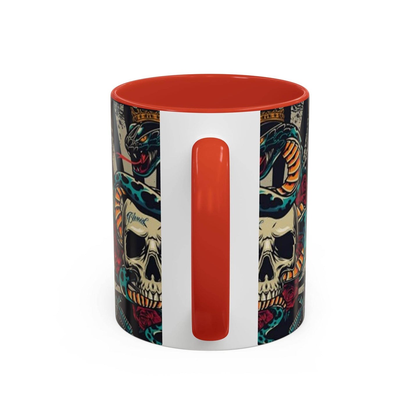 Edgy Skull & Snake Coffee Mug - IntuitiveEncBoutique