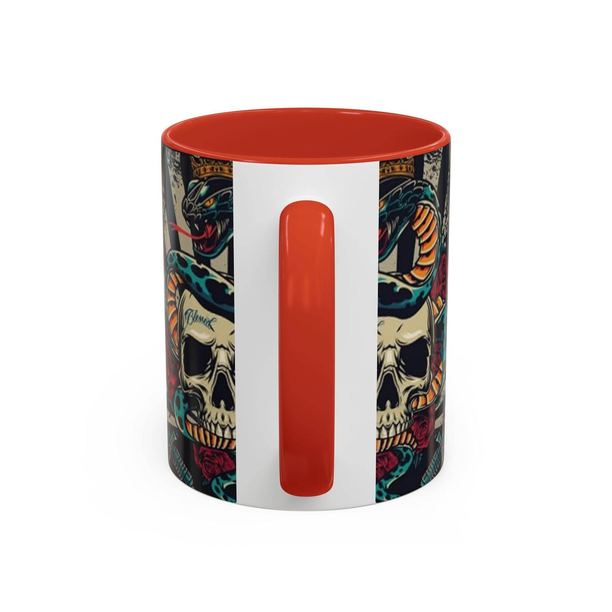 Edgy Skull & Snake Coffee Mug - IntuitiveEncBoutique