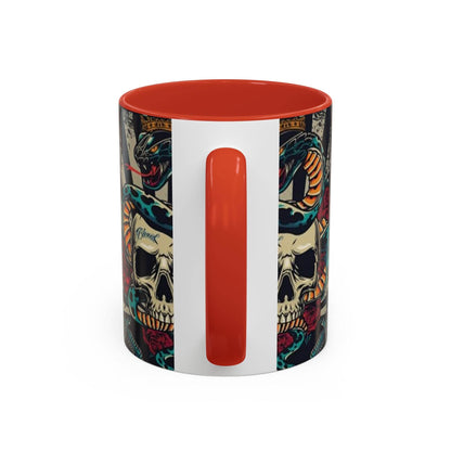 Edgy Skull & Snake Coffee Mug - IntuitiveEncBoutique