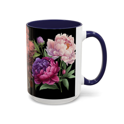 Floral Embrace Coffee Mug, Elegant Gift for Her, Unique Home Decor, Artistic Drinkware, Perfect for Birthdays, Mother's Day, Anniversaries