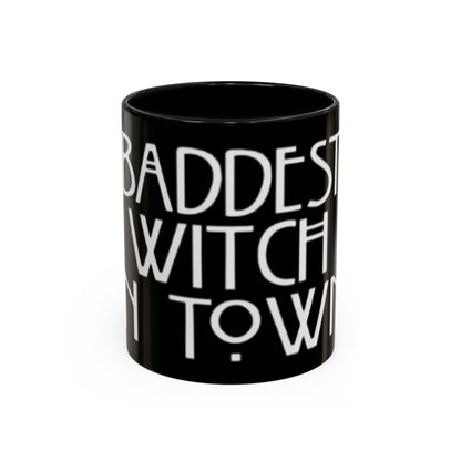 Baddest Witch Mug, Magical Coffee Cup, Halloween Gift, Witchy Home Decor, Astrology Drinkware, Perfect for Spooky Season