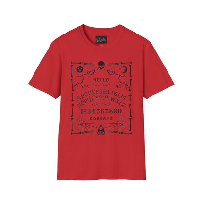 Mystical Ouija Board Unisex T-Shirt - Perfect for Halloween, Gift, Casual Wear, Spirituality, Ghost Lovers - IntuitiveEncBoutique