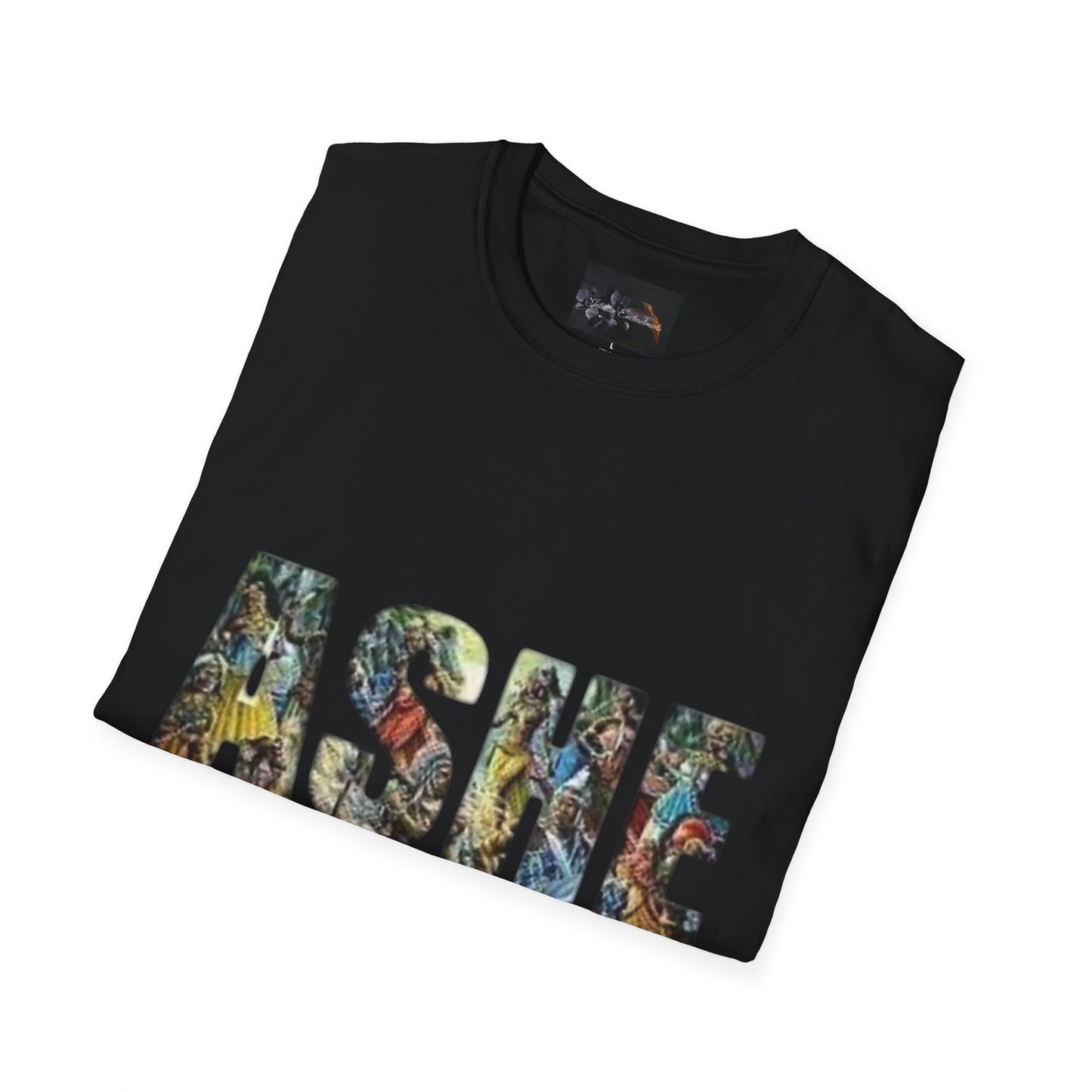 ASHE Graphic T-Shirt, Unisex Softstyle Tee, Vibrant Artistic Apparel, Gift for Nature Lovers, Casual Wear, Everyday Essentials