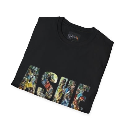ASHE Graphic T-Shirt, Unisex Softstyle Tee, Vibrant Artistic Apparel, Gift for Nature Lovers, Casual Wear, Everyday Essentials