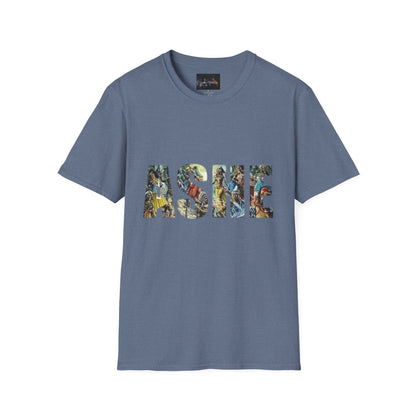ASHE Graphic T-Shirt, Unisex Softstyle Tee, Vibrant Artistic Apparel, Gift for Nature Lovers, Casual Wear, Everyday Essentials