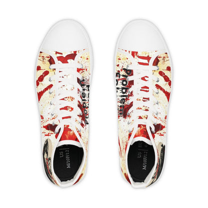 High Top Sneakers - Friday the 13th Jason Design - IntuitiveEncBoutique