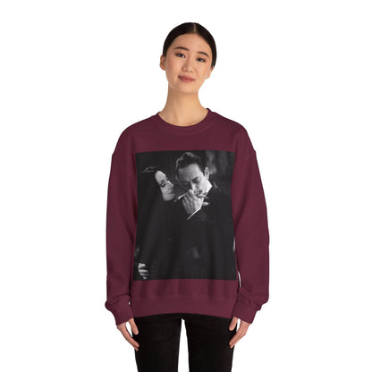 Couple Gothic Unisex Sweatshirt - Gomes & Morticia Design - IntuitiveEncBoutique