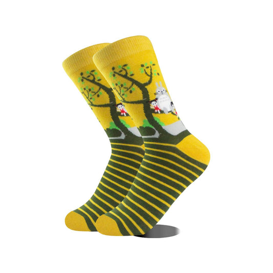 Women's Cotton Bottom Creative Japanese Totoro Socks - IntuitiveEncBoutique