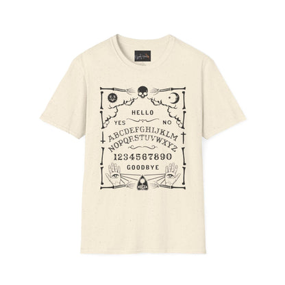 Mystical Ouija Board Unisex T-Shirt - Perfect for Halloween, Gift, Casual Wear, Spirituality, Ghost Lovers - IntuitiveEncBoutique
