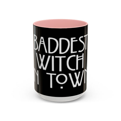 Baddest Witch Mug, Magical Coffee Cup, Halloween Gift, Witchy Home Decor, Astrology Drinkware, Perfect for Spooky Season