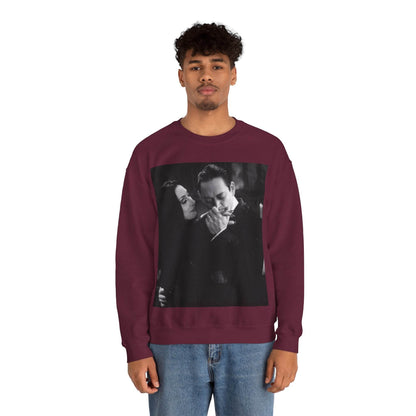 Couple Gothic Unisex Sweatshirt - Gomes & Morticia Design - IntuitiveEncBoutique