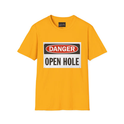 Funny Danger Open Hole T-Shirt