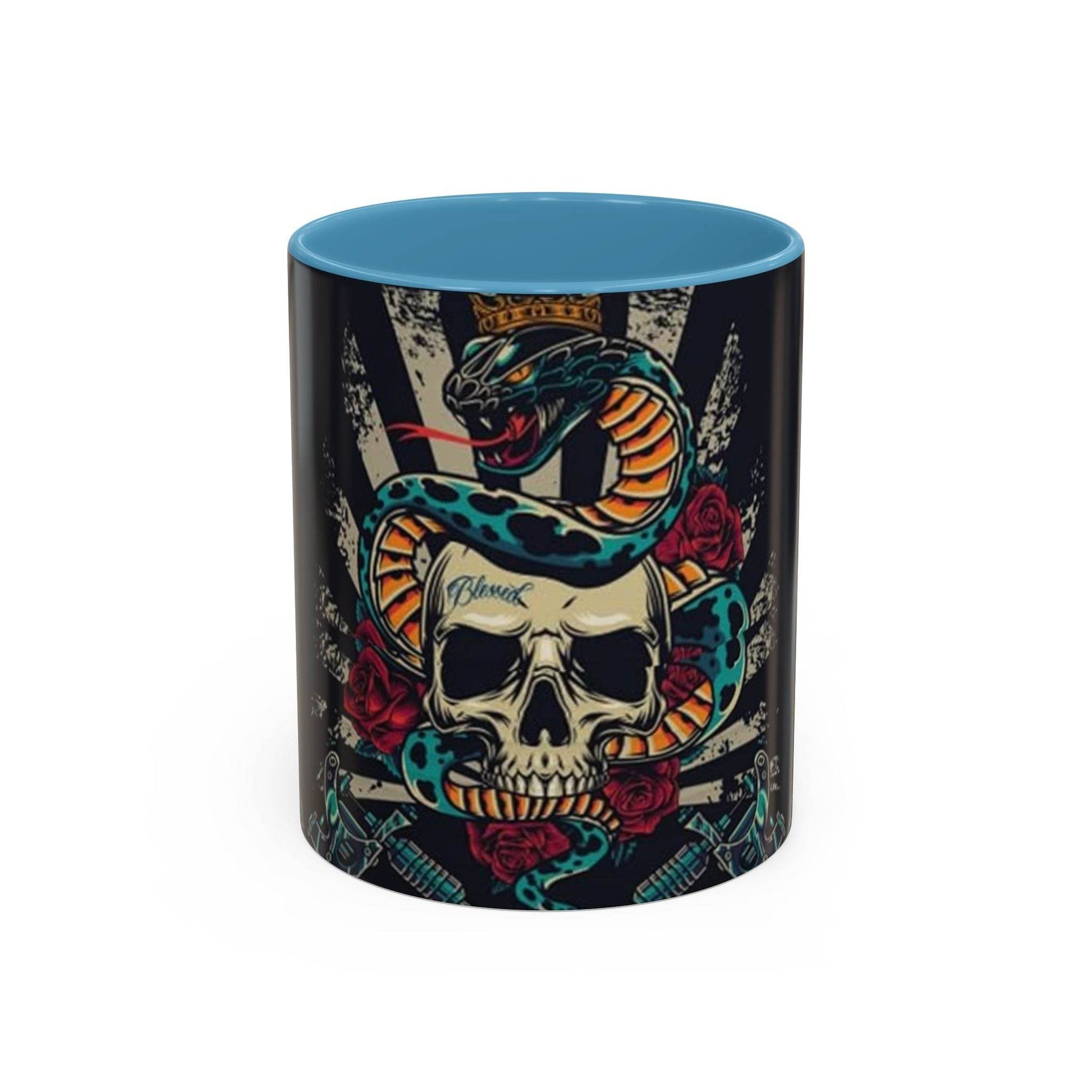 Edgy Skull & Snake Coffee Mug - IntuitiveEncBoutique