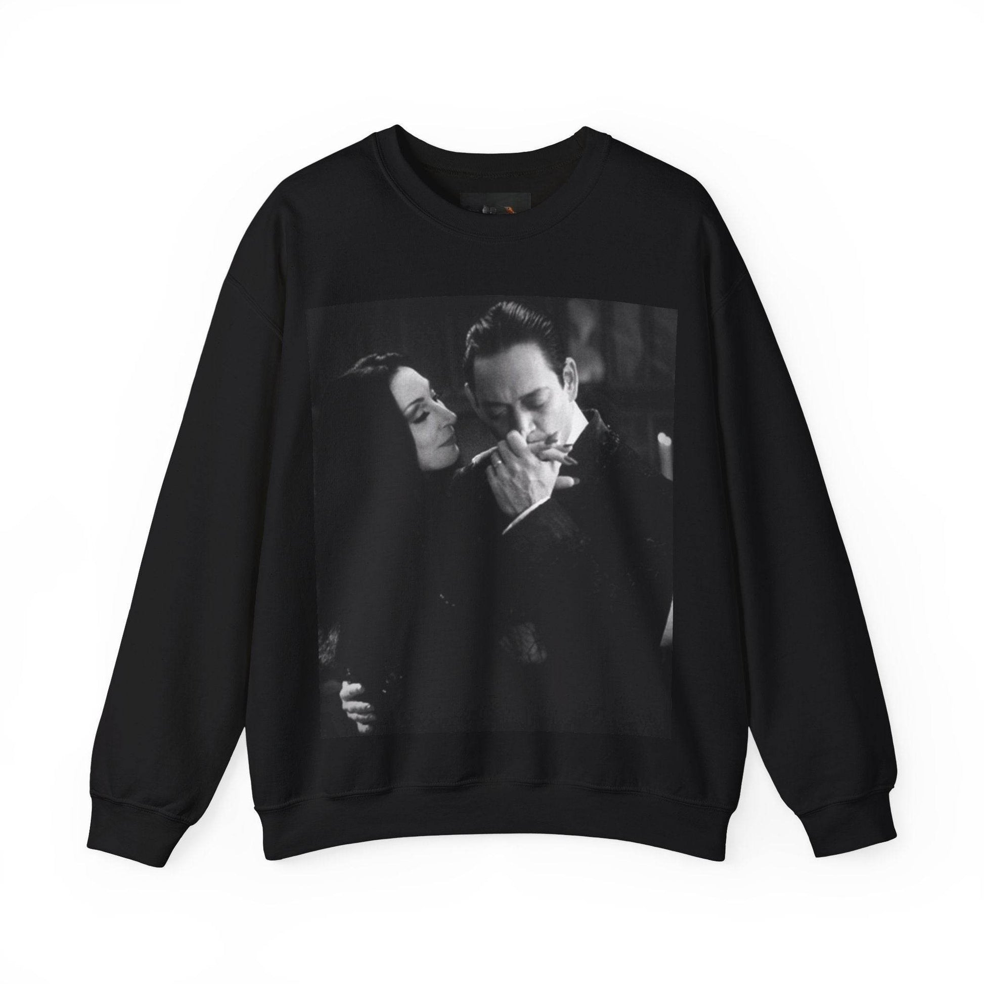 Couple Gothic Unisex Sweatshirt - Gomes & Morticia Design - IntuitiveEncBoutique