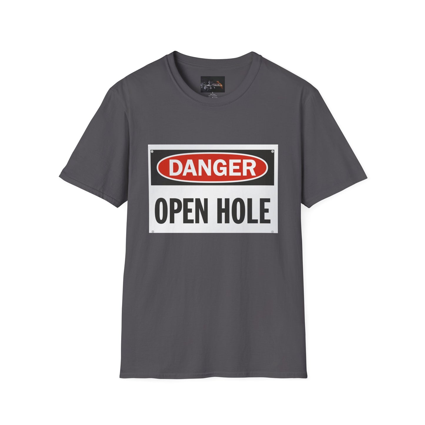 Funny Danger Open Hole T-Shirt