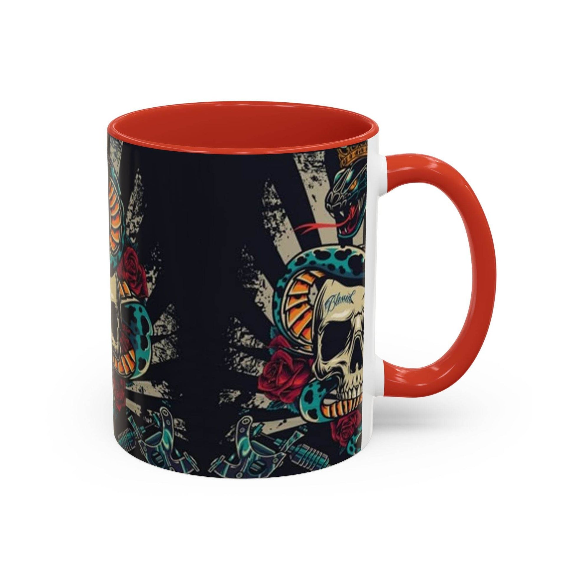 Edgy Skull & Snake Coffee Mug - IntuitiveEncBoutique