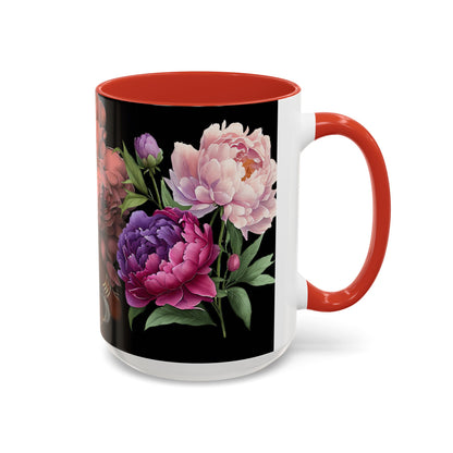Floral Embrace Coffee Mug, Elegant Gift for Her, Unique Home Decor, Artistic Drinkware, Perfect for Birthdays, Mother's Day, Anniversaries