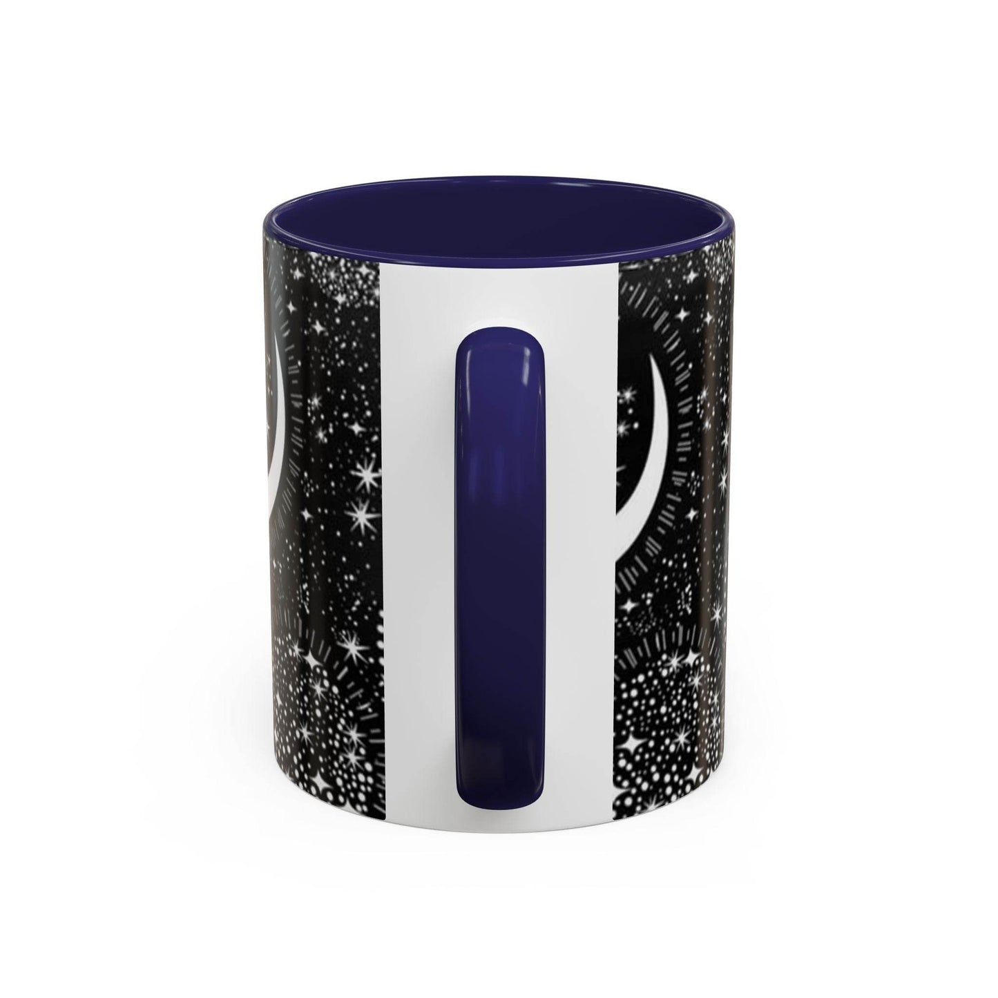 Star Moon Cup - Celestial Design Coffee Mug, 11oz Tea Cup, Astrology Lover Gift, Kitchen Decor, Celestial Kitchenware, Ceramic Beverage Mug - IntuitiveEncBoutique