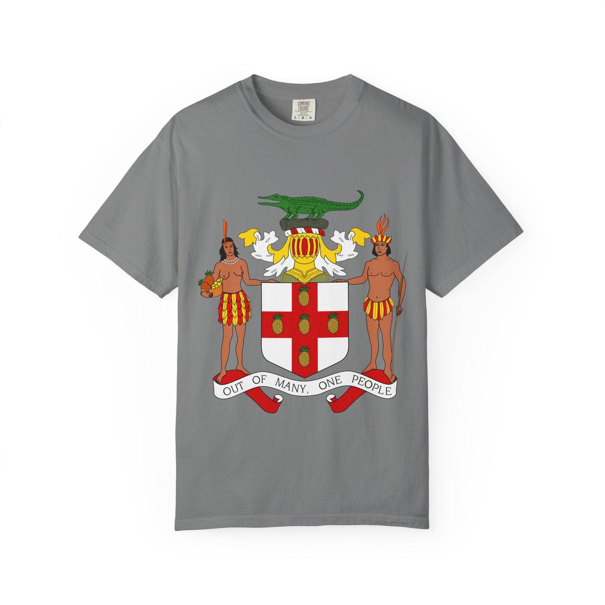 Jamaican Coat of Arms T-shirt - IntuitiveEncBoutique