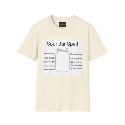 Sour Jar Spell T-Shirt for Witches, Unisex Softstyle Tee, Ideal for Magical Practitioners, Spell Casting, Witchcraft Gift, Summer Solstice - IntuitiveEncBoutique