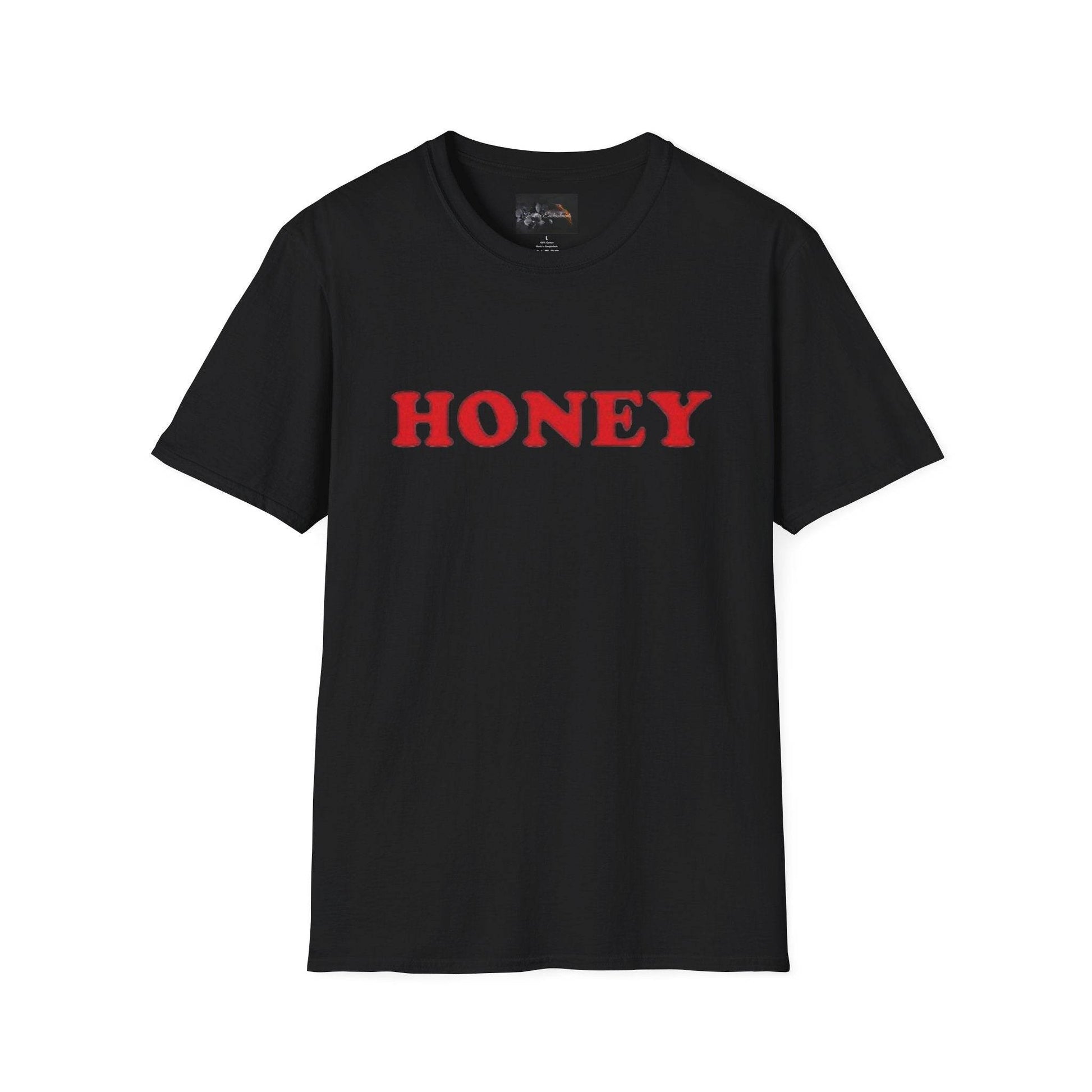 Honey Unisex Softstyle T-Shirt | Cute Gift, Casual Wear, Everyday Comfort, Spring Style, Sweet Gift for Her - IntuitiveEncBoutique