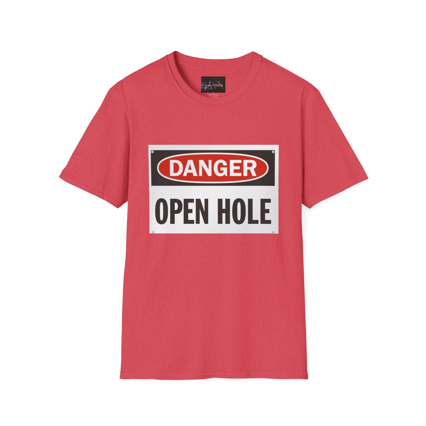 Funny Danger Open Hole T-Shirt