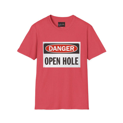 Funny Danger Open Hole T-Shirt
