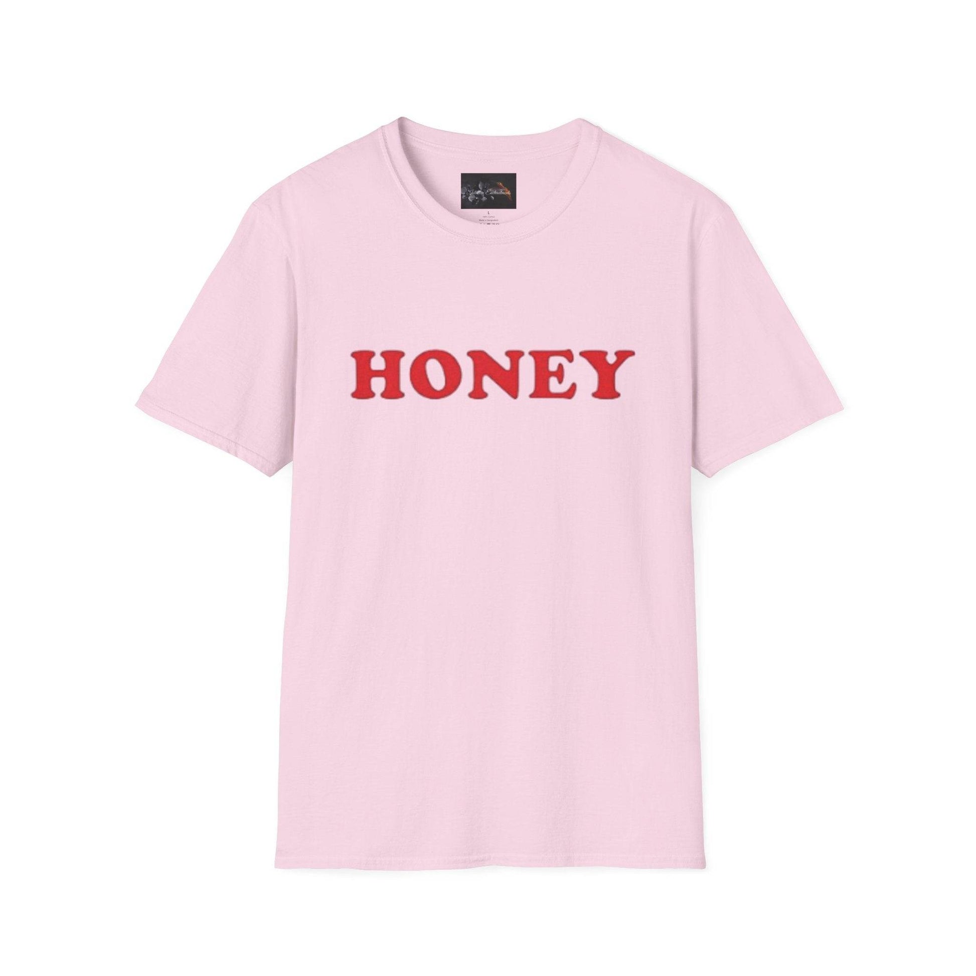 Honey Unisex Softstyle T-Shirt | Cute Gift, Casual Wear, Everyday Comfort, Spring Style, Sweet Gift for Her - IntuitiveEncBoutique