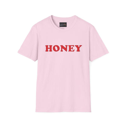 Honey Unisex Softstyle T-Shirt | Cute Gift, Casual Wear, Everyday Comfort, Spring Style, Sweet Gift for Her - IntuitiveEncBoutique
