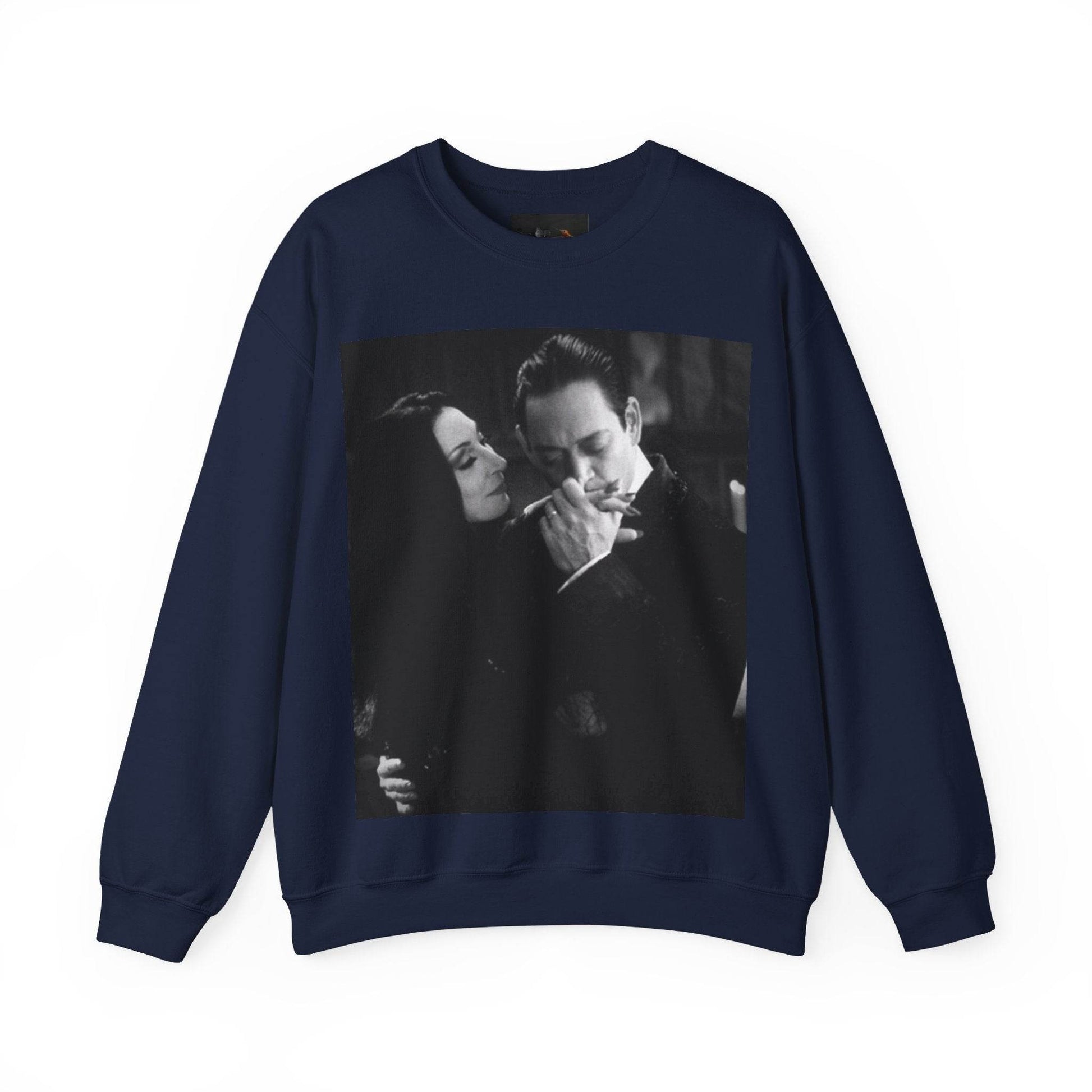 Couple Gothic Unisex Sweatshirt - Gomes & Morticia Design - IntuitiveEncBoutique