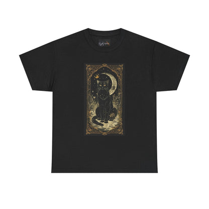 Mystical Cat Unisex Heavy Cotton Tee - IntuitiveEncBoutique