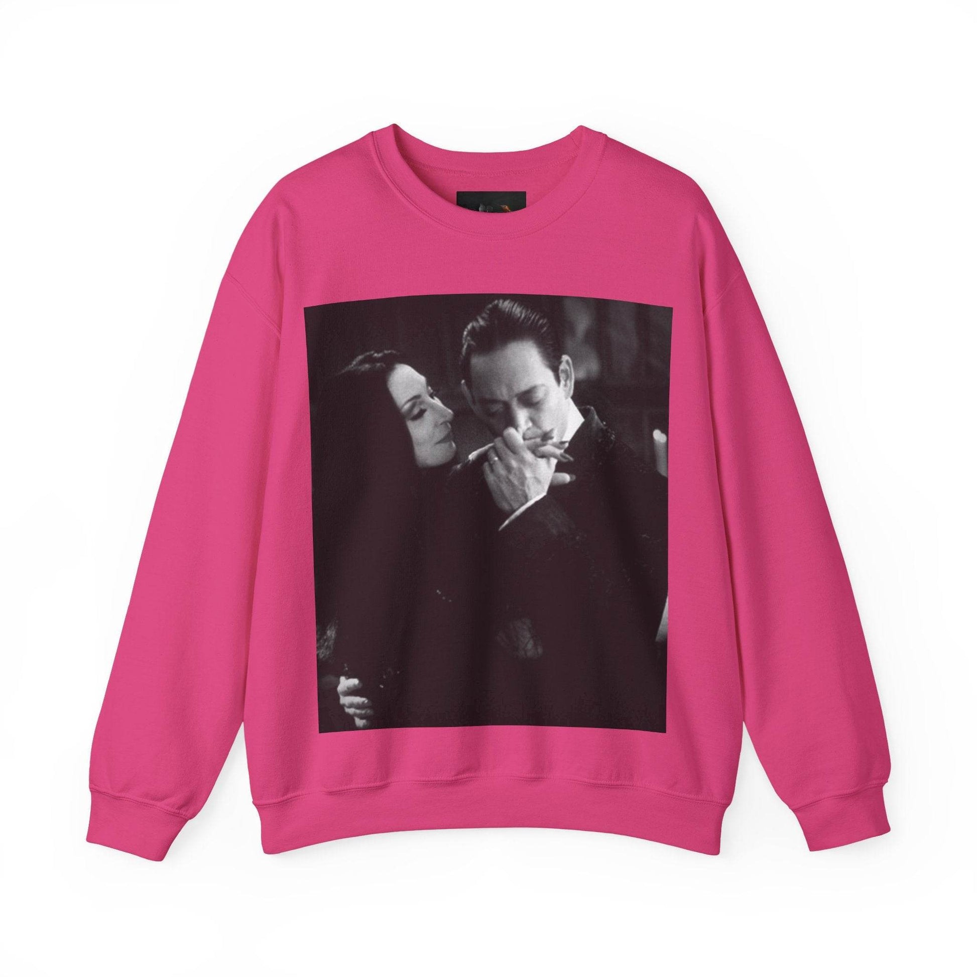 Couple Gothic Unisex Sweatshirt - Gomes & Morticia Design - IntuitiveEncBoutique