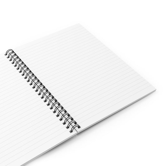 Artistic Spiral Notebook - Ruled, Unique Journal for Artists, Gift for Creatives, Aesthetic Doodle Pad, Writing Companion