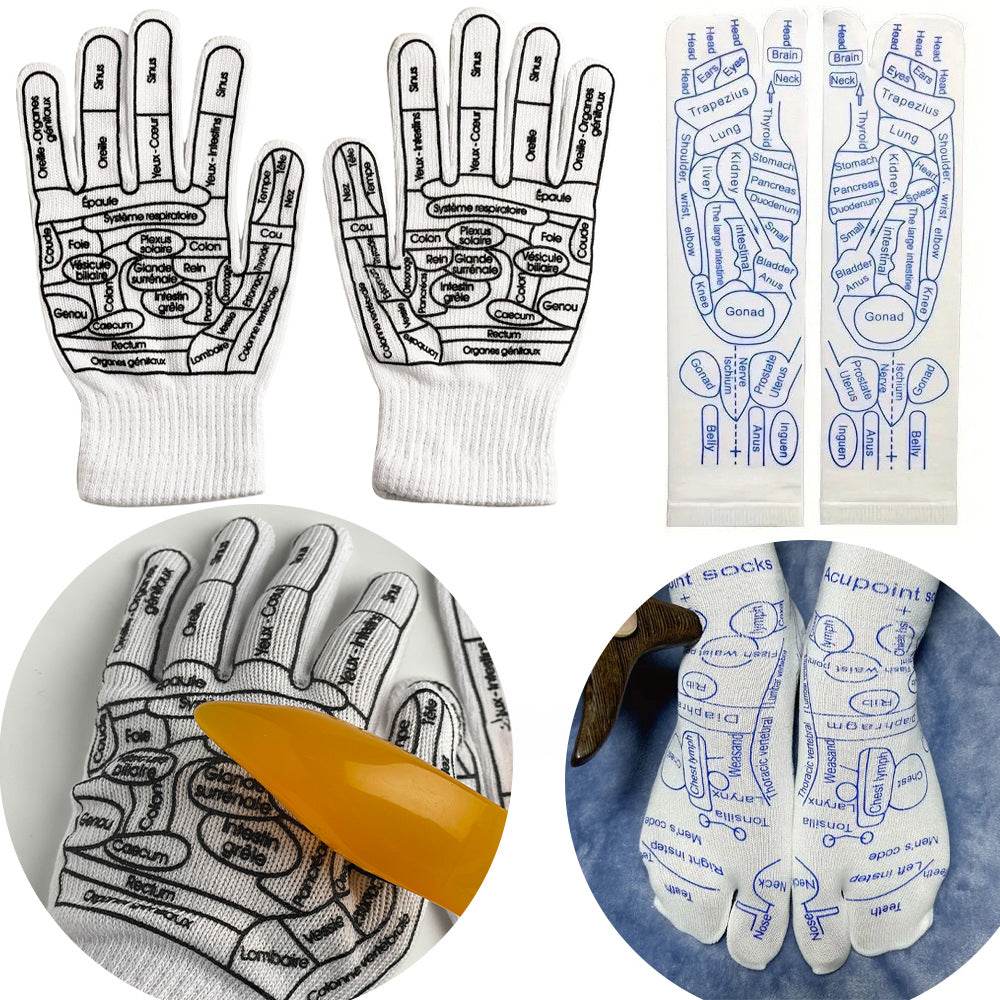 Reflexology Socks Women Foot Massage Meridian Acupoint Reflex Area Acupoint Socks And Foot Acupoint Illustration Socks for Foot - IntuitiveEncBoutique