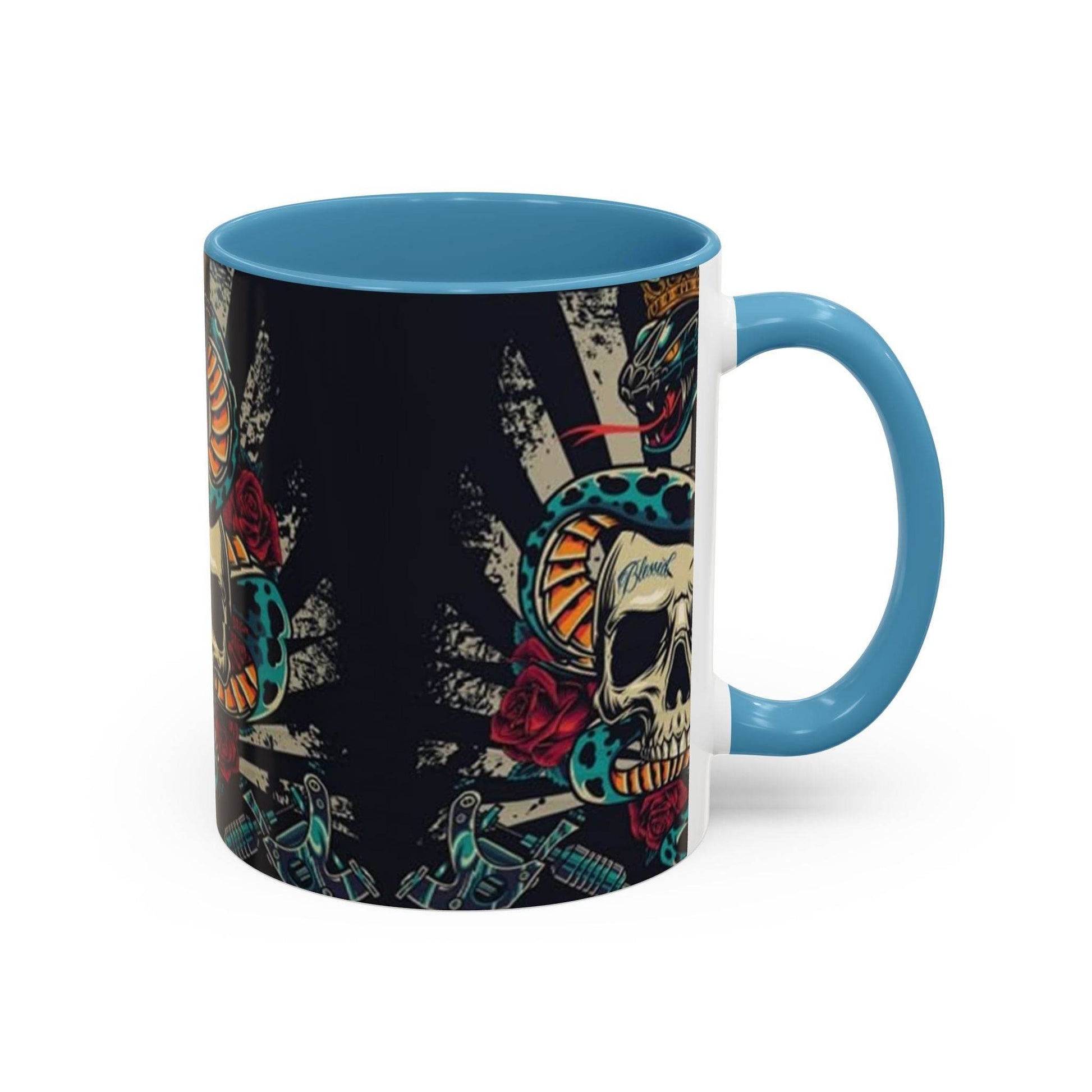 Edgy Skull & Snake Coffee Mug - IntuitiveEncBoutique