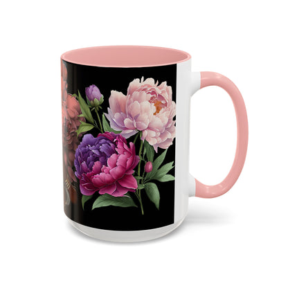 Floral Embrace Coffee Mug, Elegant Gift for Her, Unique Home Decor, Artistic Drinkware, Perfect for Birthdays, Mother's Day, Anniversaries