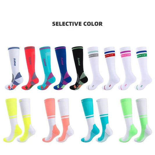 Running socks long tube compression elastic socks skipping rope riding socks pressure sports socks children's socks - IntuitiveEncBoutique