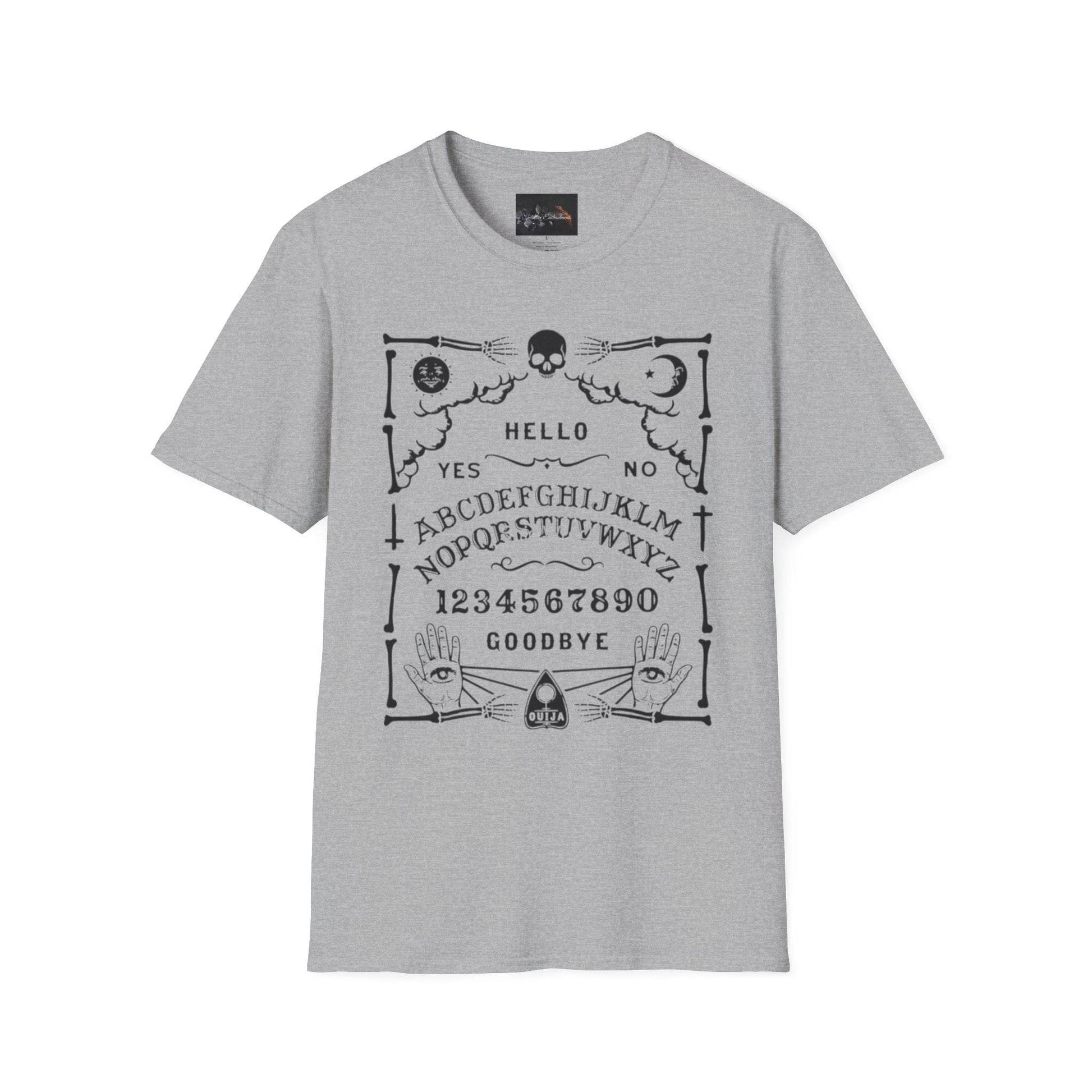 Mystical Ouija Board Unisex T-Shirt - Perfect for Halloween, Gift, Casual Wear, Spirituality, Ghost Lovers - IntuitiveEncBoutique