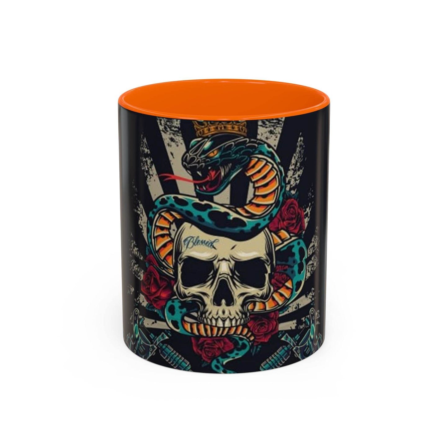 Edgy Skull & Snake Coffee Mug - IntuitiveEncBoutique