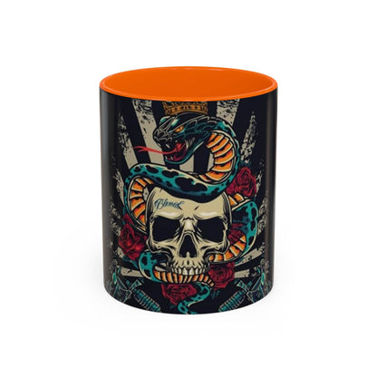 Edgy Skull & Snake Coffee Mug - IntuitiveEncBoutique
