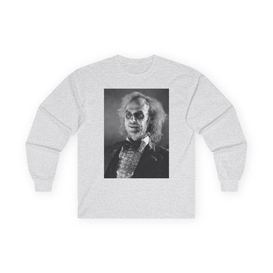 Long Sleeve Tee - Beetlejuice Design - IntuitiveEncBoutique