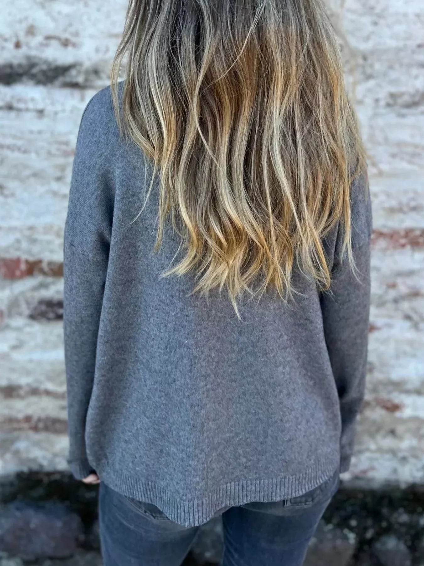 Full Size Turtleneck Long Sleeve Sweater Plus Size - IntuitiveEncBoutique