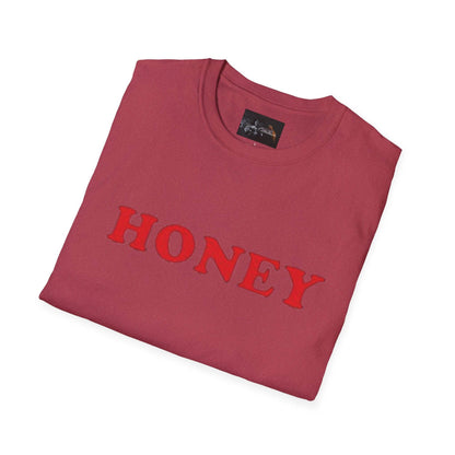 Honey Unisex Softstyle T-Shirt | Cute Gift, Casual Wear, Everyday Comfort, Spring Style, Sweet Gift for Her - IntuitiveEncBoutique