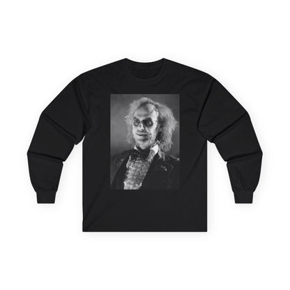 Long Sleeve Tee - Beetlejuice Design - IntuitiveEncBoutique